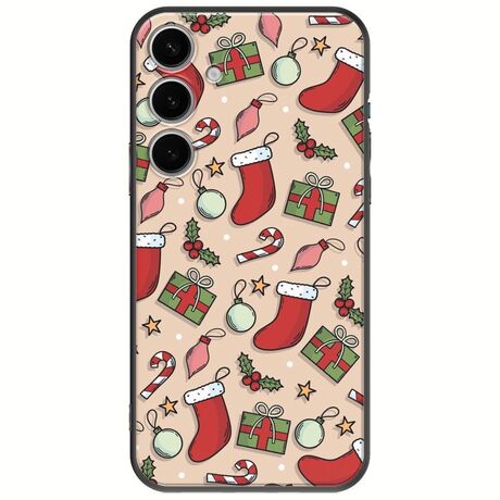 Cute Xmas Samsung Galaxy S24 Plus 5G Black TPU (Μαύρη Σιλικόνη)