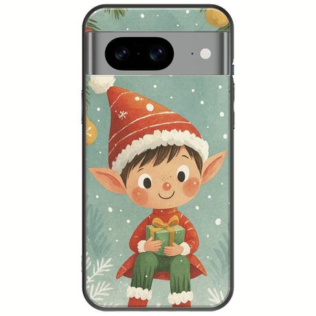 Smiling Elf Present Google Pixel 8a 5G Black TPU (Μαύρη Σιλικόνη)