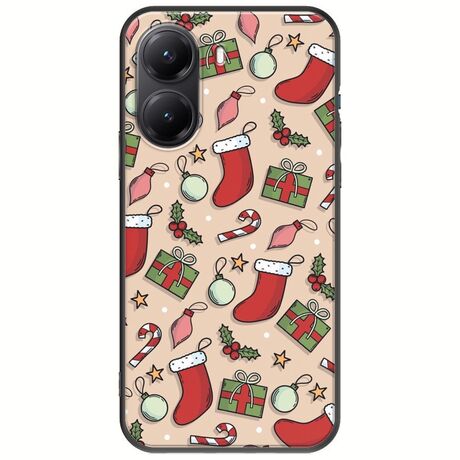Cute Xmas Xiaomi Poco X7 Pro 5G Black TPU (Μαύρη Σιλικόνη)