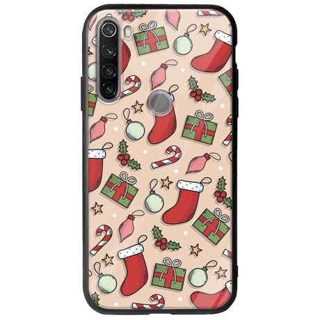 Cute Xmas Xiaomi Redmi Note 8T Groove TPU (Tempered Glass και TPU)