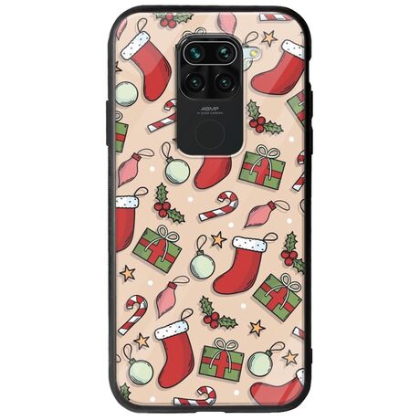 Cute Xmas Xiaomi Redmi Note 9 Groove TPU (Tempered Glass και TPU)