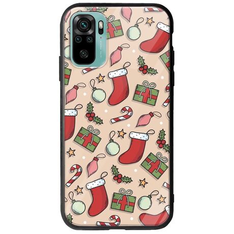 Cute Xmas Xiaomi Redmi Note 10 / 10s Groove TPU (Tempered Glass και TPU)