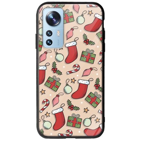 Cute Xmas Xiaomi 12 / 12X Groove TPU (Tempered Glass και TPU)