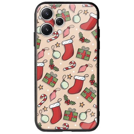Cute Xmas Xiaomi Redmi 12 Groove TPU (Tempered Glass και TPU)