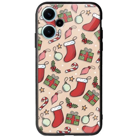 Cute Xmas Xiaomi Poco F5 5G Groove TPU (Tempered Glass και TPU)