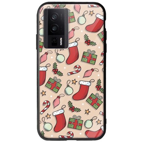 Cute Xmas Xiaomi Poco F5 Pro 5G Groove TPU (Tempered Glass και TPU)
