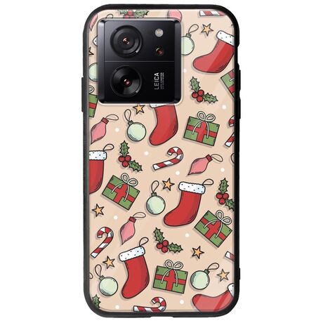 Cute Xmas Xiaomi 13T Pro 5G Groove TPU (Tempered Glass και TPU)