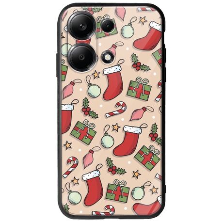 Cute Xmas Xiaomi Redmi Note 13 4G Groove TPU (Tempered Glass και TPU)