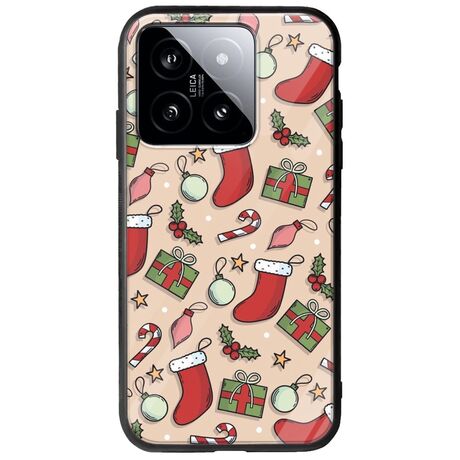 Cute Xmas Xiaomi 14T 5G Groove TPU (Tempered Glass και TPU)