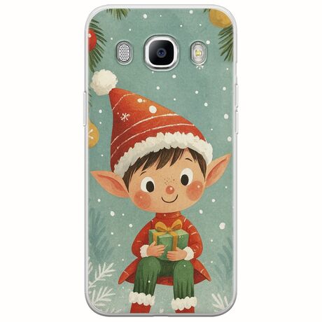 Smiling Elf Present Samsung Galaxy J7(2016) Flexible TPU (Διάφανη Σιλικόνη)