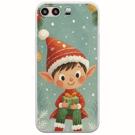 Smiling Elf Present Huawei P10 Plus Flexible TPU (Διάφανη Σιλικόνη)