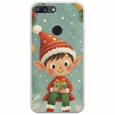Smiling Elf Present OnePlus 5T Flexible TPU (Διάφανη Σιλικόνη)
