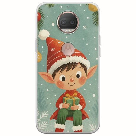 Smiling Elf Present Motorola Moto G5S Flexible TPU (Διάφανη Σιλικόνη)