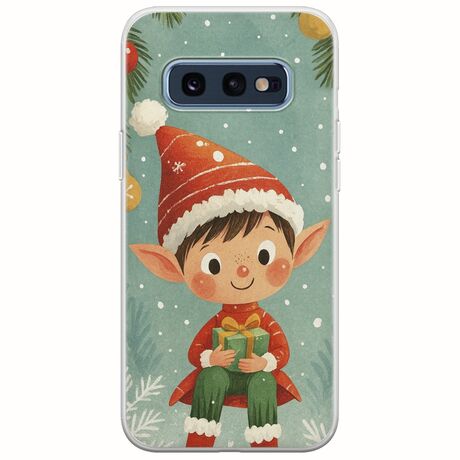 Smiling Elf Present Samsung Galaxy S10e Flexible TPU (Διάφανη Σιλικόνη)