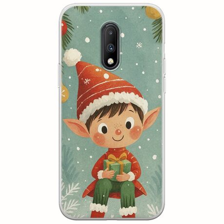 Smiling Elf Present OnePlus 7 Flexible TPU (Διάφανη Σιλικόνη)