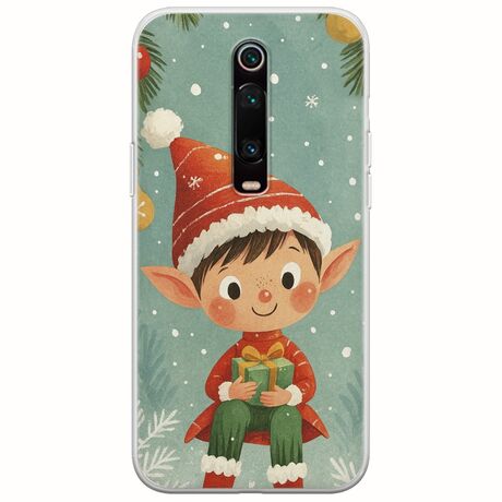 Smiling Elf Present Xiaomi Mi 9T / Xiaomi Mi 9T Pro Flexible TPU (Διάφανη Σιλικόνη)