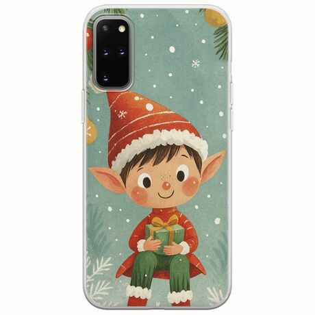 Smiling Elf Present Samsung Galaxy S20 Plus Flexible TPU (Διάφανη Σιλικόνη)