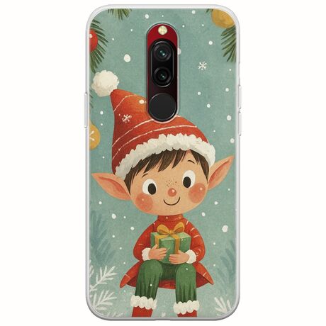 Smiling Elf Present Xiaomi Redmi 8 Flexible TPU (Διάφανη Σιλικόνη)