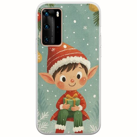 Smiling Elf Present Huawei P40 Pro Flexible TPU (Διάφανη Σιλικόνη)