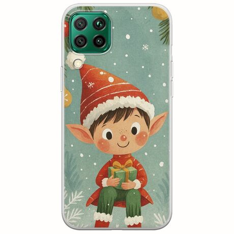 Smiling Elf Present Huawei P40 Lite Flexible TPU (Διάφανη Σιλικόνη)