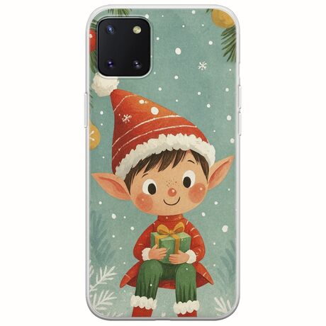 Smiling Elf Present Samsung Galaxy Note 10 Lite Flexible TPU (Διάφανη Σιλικόνη)