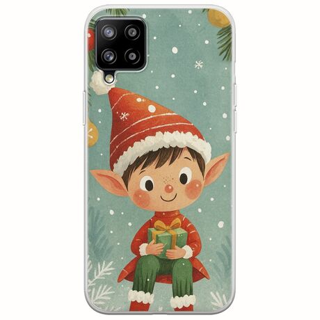 Smiling Elf Present Samsung Galaxy A42 5G Flexible TPU (Διάφανη Σιλικόνη)
