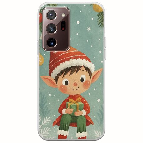 Smiling Elf Present Samsung Galaxy Note 20 Ultra Flexible TPU (Διάφανη Σιλικόνη)