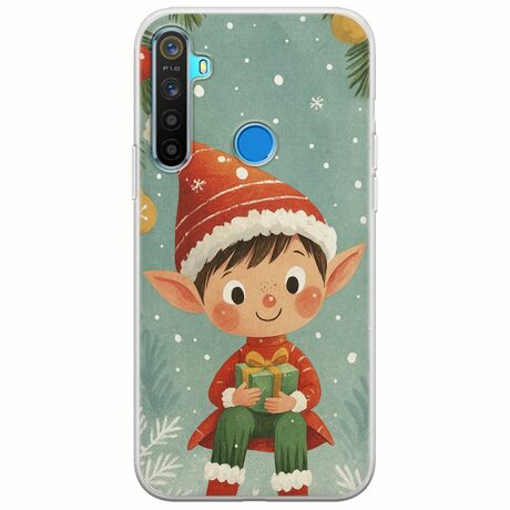 Smiling Elf Present Realme 5/5i/5s Flexible TPU (Διάφανη Σιλικόνη)