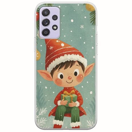 Smiling Elf Present Samsung Galaxy A52 (4G/5G) A52s Flexible TPU (Διάφανη Σιλικόνη)