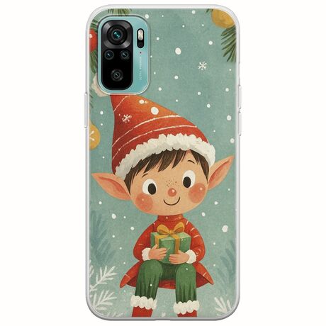 Smiling Elf Present Xiaomi Redmi Note 10 / 10s Flexible TPU (Διάφανη Σιλικόνη)