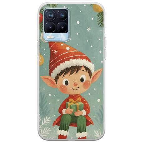 Smiling Elf Present Realme 8 / 8 Pro Flexible TPU (Διάφανη Σιλικόνη)