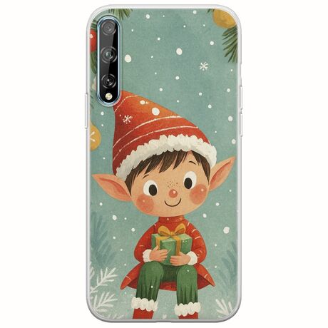 Smiling Elf Present Huawei P Smart S Flexible TPU (Διάφανη Σιλικόνη)