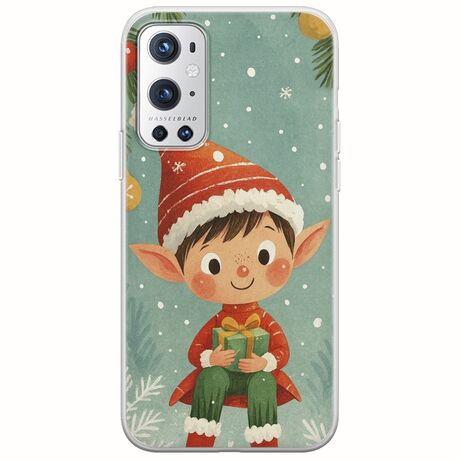 Smiling Elf Present OnePlus 9 Pro Flexible TPU (Διάφανη Σιλικόνη)