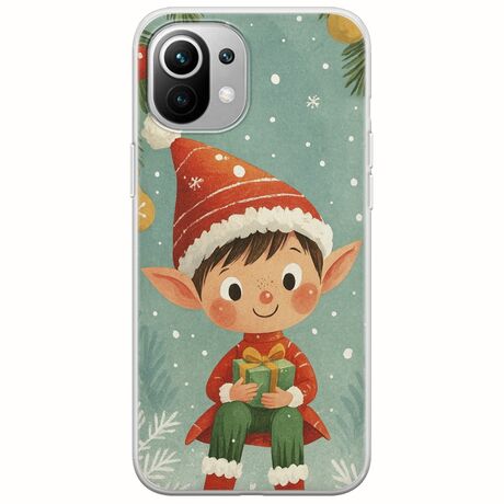Smiling Elf Present Xiaomi Mi 11 Lite / 11 Lite NE / 5G Flexible TPU (Διάφανη Σιλικόνη)