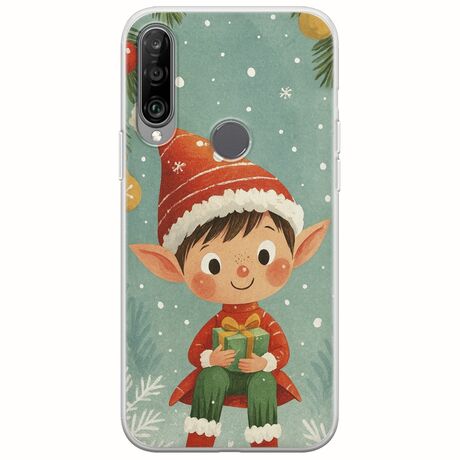 Smiling Elf Present Huawei Y6p Flexible TPU (Διάφανη Σιλικόνη)