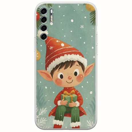 Smiling Elf Present TCL 20S / 20 5G / 20L / 20L+ Flexible TPU (Διάφανη Σιλικόνη)