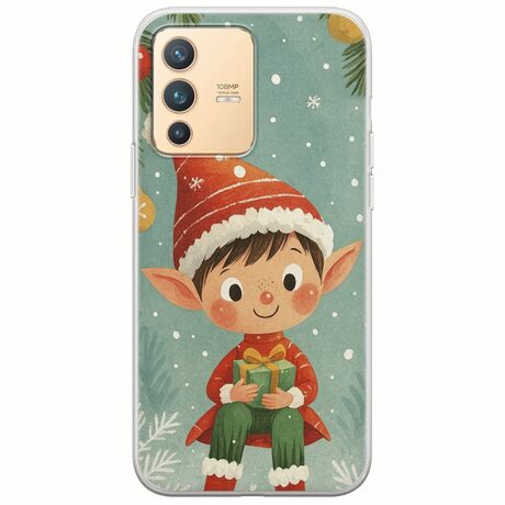 Smiling Elf Present Vivo V23 5G Flexible TPU (Διάφανη Σιλικόνη)