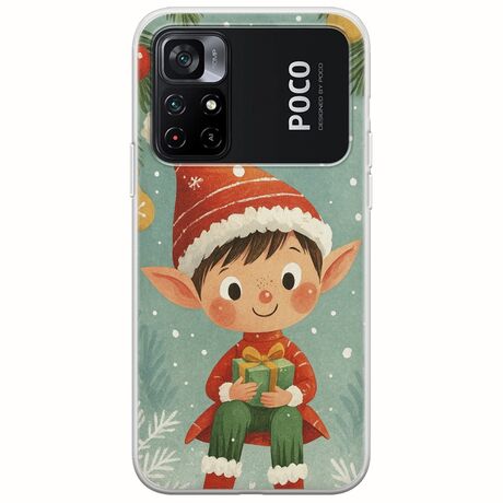 Smiling Elf Present Xiaomi Poco M4 Pro 4G Flexible TPU (Διάφανη Σιλικόνη)