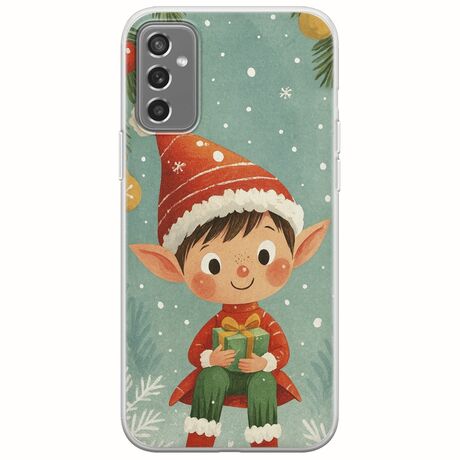 Smiling Elf Present Samsung Galaxy M13 4G Flexible TPU (Διάφανη Σιλικόνη)