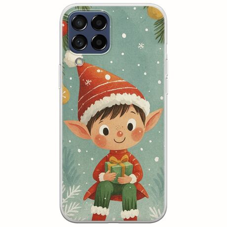 Smiling Elf Present Samsung Galaxy M53 5G Flexible TPU (Διάφανη Σιλικόνη)
