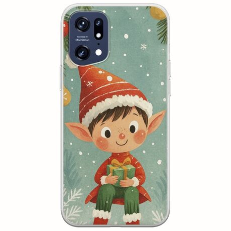 Smiling Elf Present Oppo Find X5 Pro 5G Flexible TPU (Διάφανη Σιλικόνη)