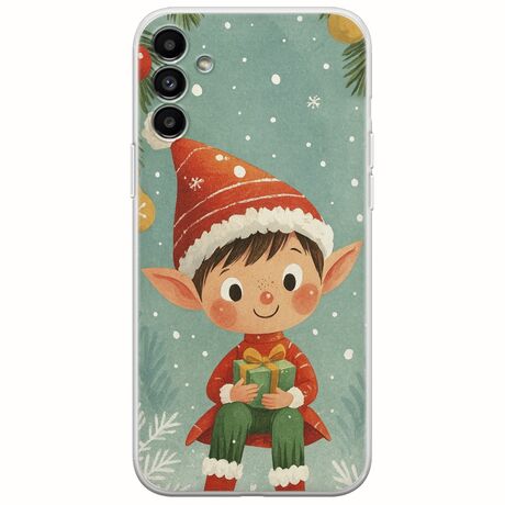 Smiling Elf Present Samsung Galaxy A04s Flexible TPU (Διάφανη Σιλικόνη)