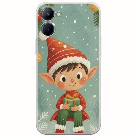 Smiling Elf Present Realme C33 Flexible TPU (Διάφανη Σιλικόνη)