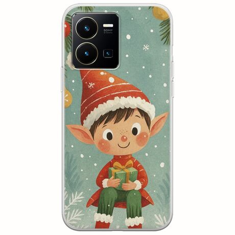 Smiling Elf Present Vivo Y35 Flexible TPU (Διάφανη Σιλικόνη)