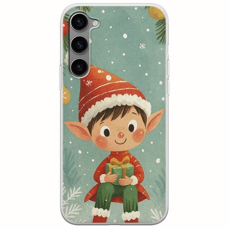 Smiling Elf Present Samsung Galaxy S23 Plus 5G Flexible TPU (Διάφανη Σιλικόνη)