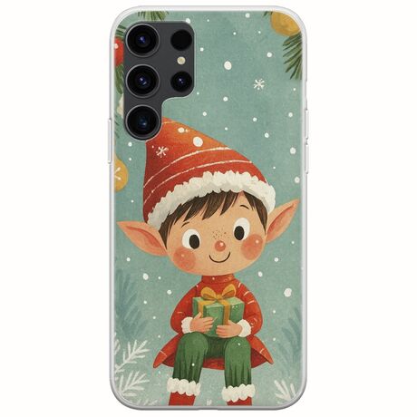 Smiling Elf Present Samsung Galaxy S23 Ultra 5G Flexible TPU (Διάφανη Σιλικόνη)