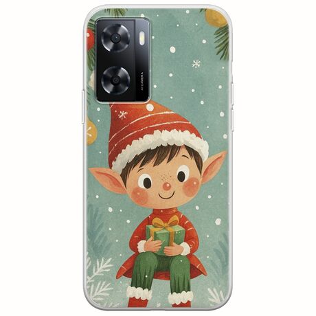Smiling Elf Present Oppo A57 4G Flexible TPU (Διάφανη Σιλικόνη)