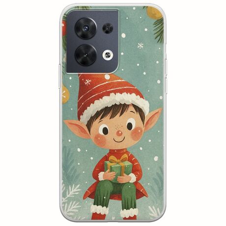 Smiling Elf Present Oppo Reno 8 5G Flexible TPU (Διάφανη Σιλικόνη)