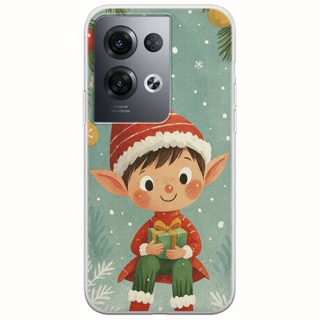 Smiling Elf Present Oppo Reno 8 Pro 5G Flexible TPU (Διάφανη Σιλικόνη)