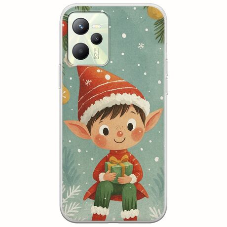 Smiling Elf Present Realme Narzo 50A Prime Flexible TPU (Διάφανη Σιλικόνη)